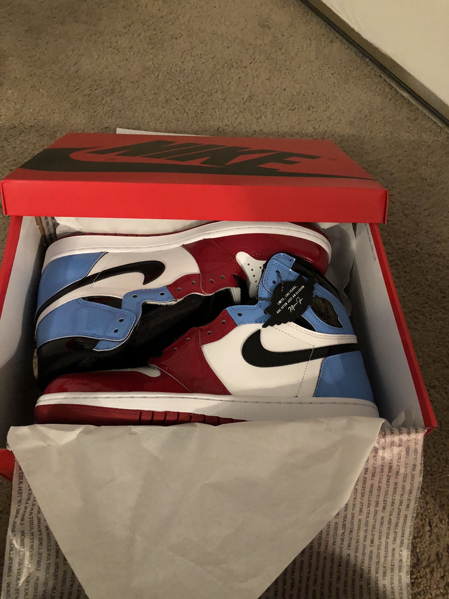 Brand New!! Air Jordan 1 FEARLESS!! Size 10