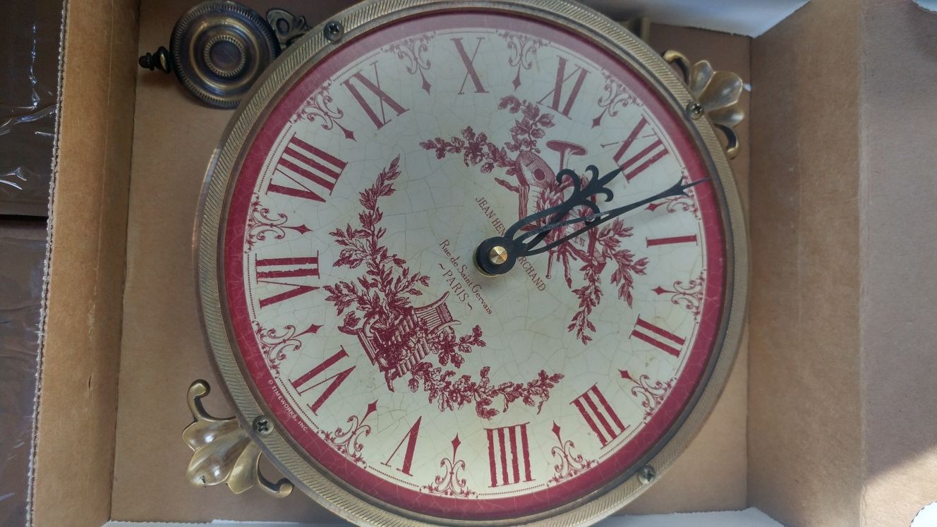 Timeworks Jean Henri Marchand Rue de Saint Gervais Paris Toile 13" Wall Clock