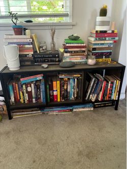 Low Cube Bookshelves (Set of 2)