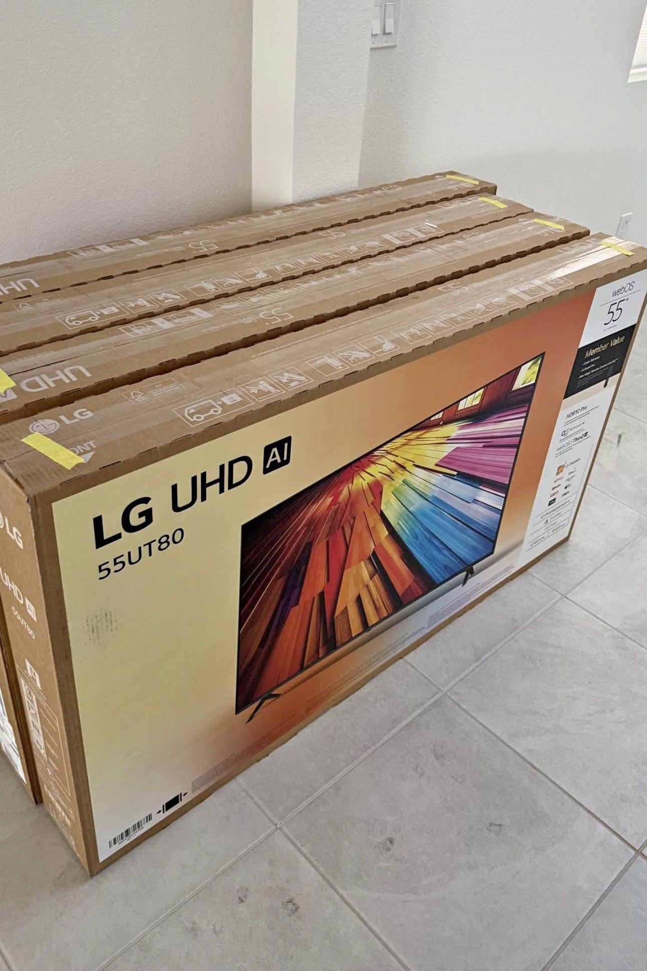 55” Lg UHD Smart 4K Tv UT80
