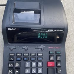 Casio DR-210TM printing calculator