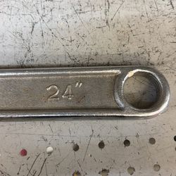 24” adjustable wrench