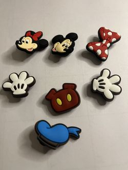 SHOE CHARMS SET Mickey Mouse Minnie Mouse