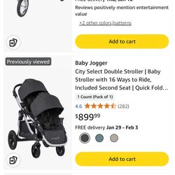 City Select Double Stroller 