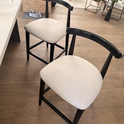 Set Of Two Wishbone Counter Stools | Estate sale - Everything Must Go