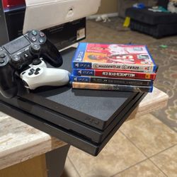 PlayStation 4 Bundle – 2 Controllers + Games + All Cables 🎮 