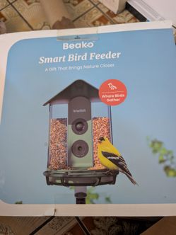 Beako smart bird feeder solar camera 4k