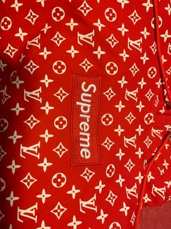 LV Supreme box logo hoodie