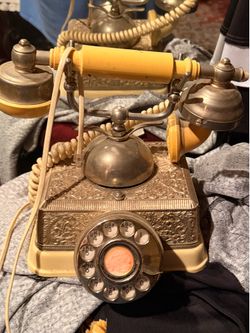 Rotary retro Victorian telephone