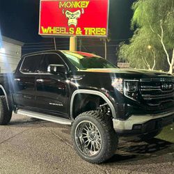 22x12 Hardcore Rines Cromados Con Llantas 35 1250 22 Evergreen RT