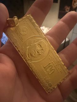 Es un billete de oro 10 k