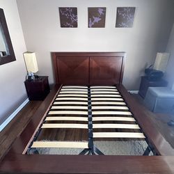 Queen size bed frame