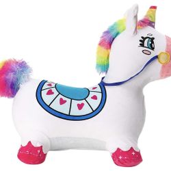 New Plush Inflatable Bouncy Unicorn 4 Available listing is for 1 unicorn