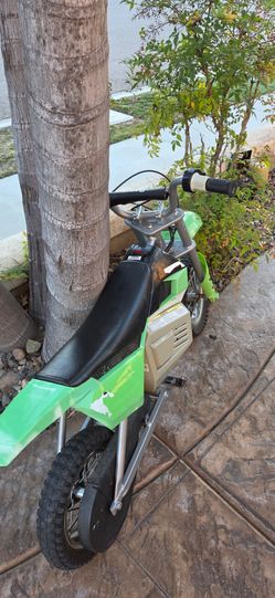 Kids Electric Dirt Bike Green
