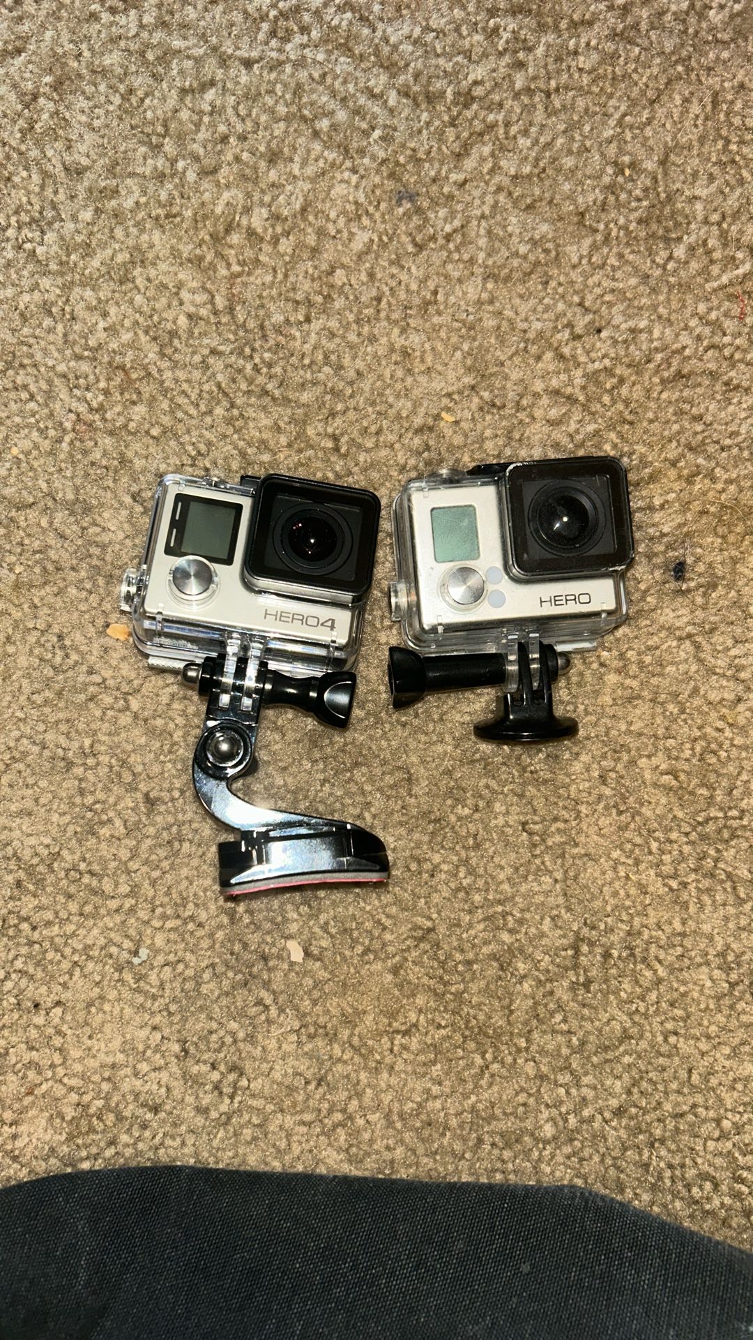 GoPro Hero 4silver And Hero3 Silver