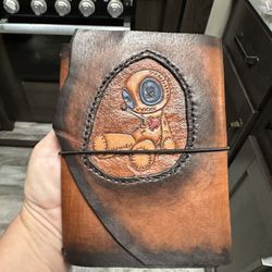 Trifold A6 Travelers Notebook -voodoo Doll