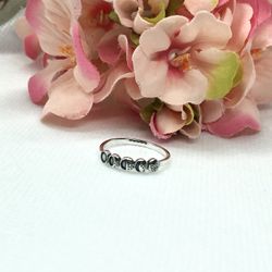 The Lunar Phase Ring Size 7&8