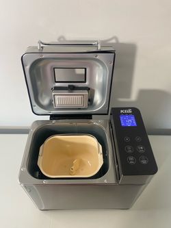 KBS Pro 2LB Bread Machine 17-in-1 Programmable Bread Maker Ceramic Pan Dispenser