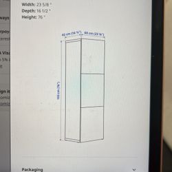 Besta Shelf Units With Doors (2) $199 Each