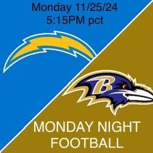 Chargers Vs. Ravens 
