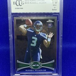 Russell Wilson Topps Chrome Rookie 10
