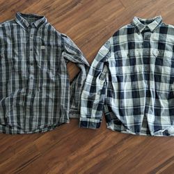 Carhartt Plaid Button Downs Size Large