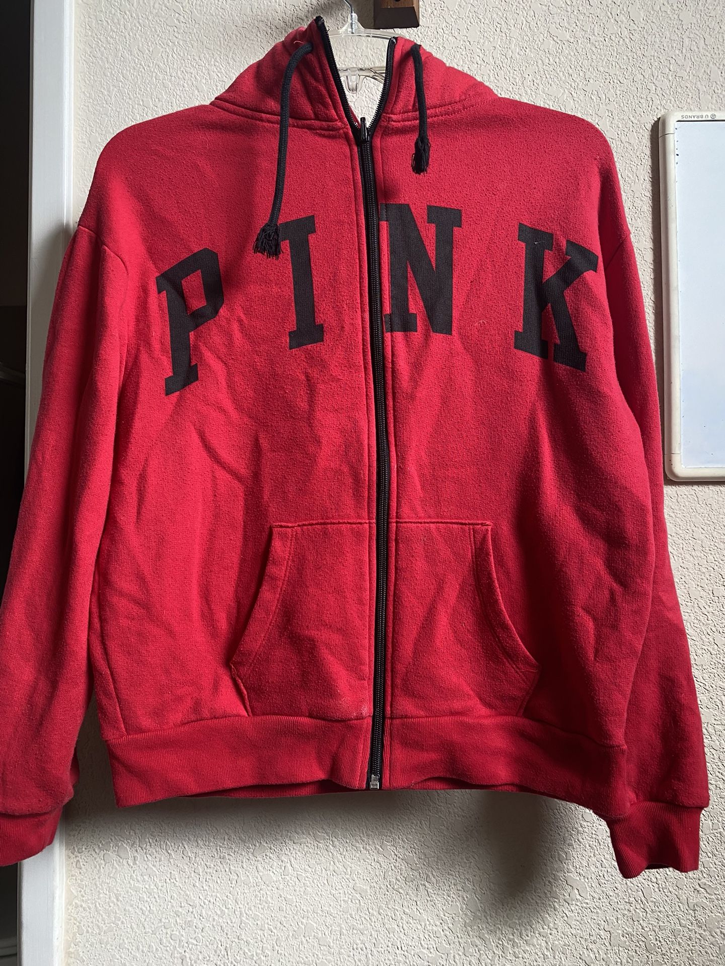 Victoria’s Secret PINK brand zip up Hoodie Used