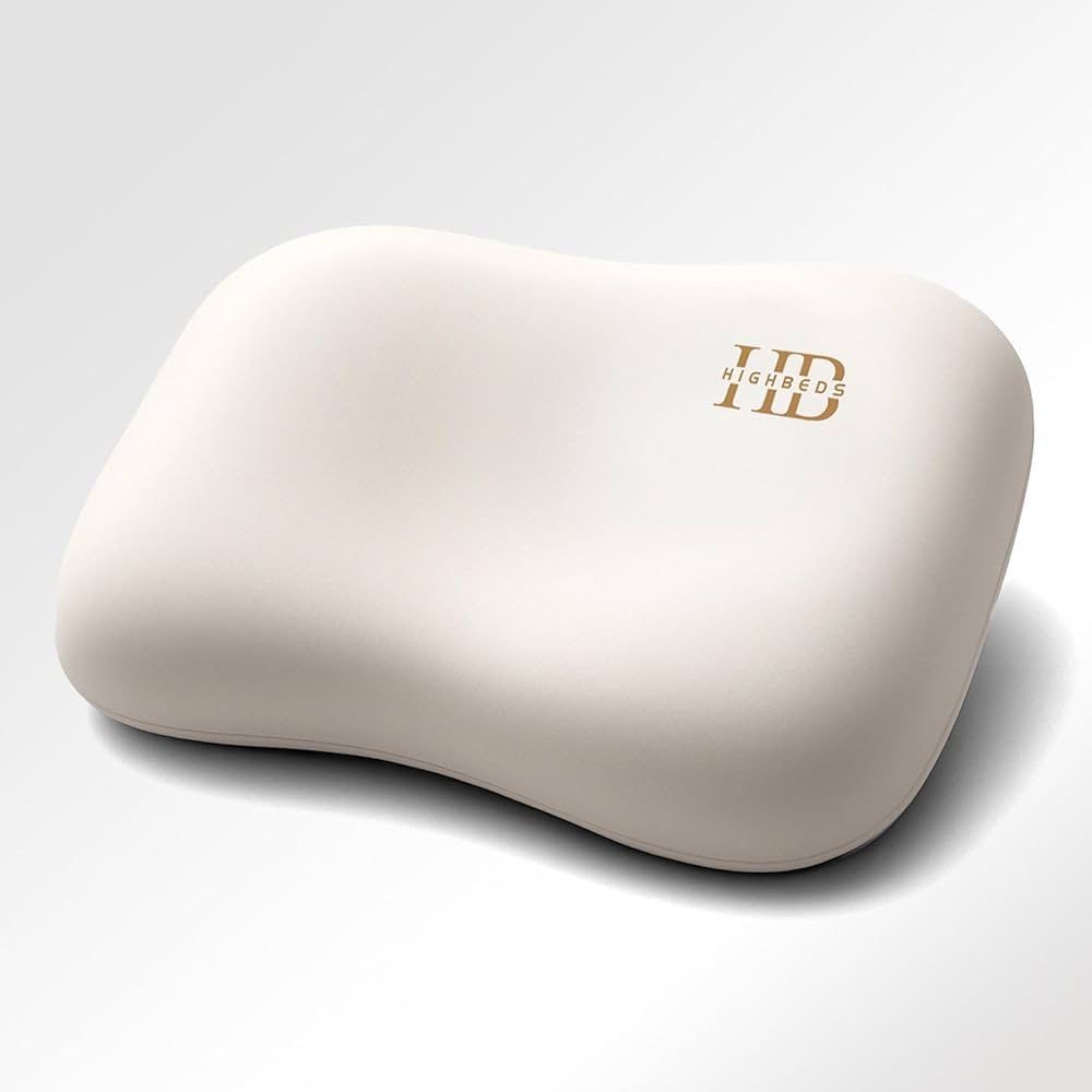 Cervical Neck Pillow - Side Sleeper Pillow for Neck Pain Relief, Soft Ergonomic Memory Foam Pillows Ice Silk Zipperless Pillowcase, Eco-Friendly and D