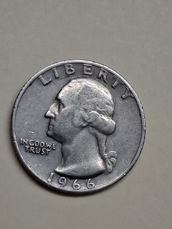 1966 NO MINT MARK QUARTER