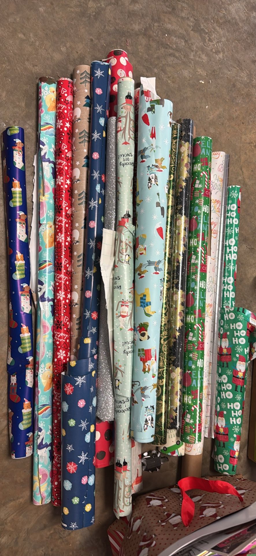 Christmas Wrapping, Gift Bags, Bows Etc.