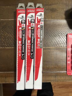 New Milwaukee sawzall blades