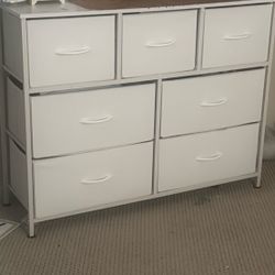 White Desk With Drawers