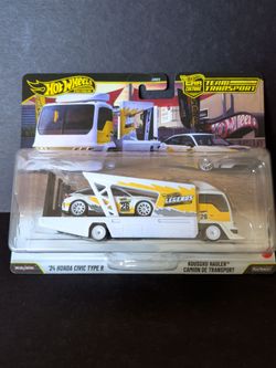 Hot Wheels Premium Exclusive Team Transport '24 Honda Civic Type R