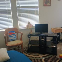 Free tv table and chair