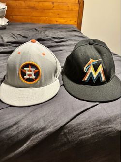 New Era Houston Astros and Miami Marlins MLB hats $20 each