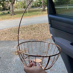 Rosegold Fruit Basket