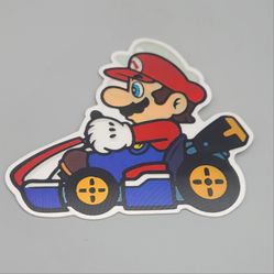 Mario Kart Image Changing Holographic Lenticular Decal, Waterproof Peeker Sticker