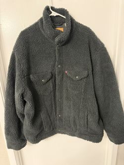 2xL Vintage Style Levi’s sherpa fleece trucker jacket