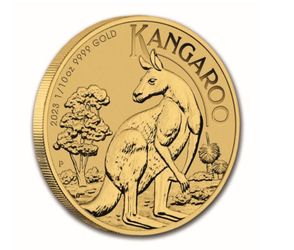 2023 Australia 1/10 oz Gold Coin Kangaroo