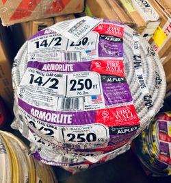 14/2 x 250ft. Solid CU MC Armorlite Cable