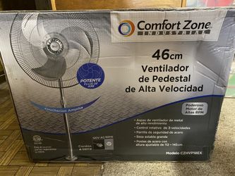 Comfort Zone Industrial Fan 