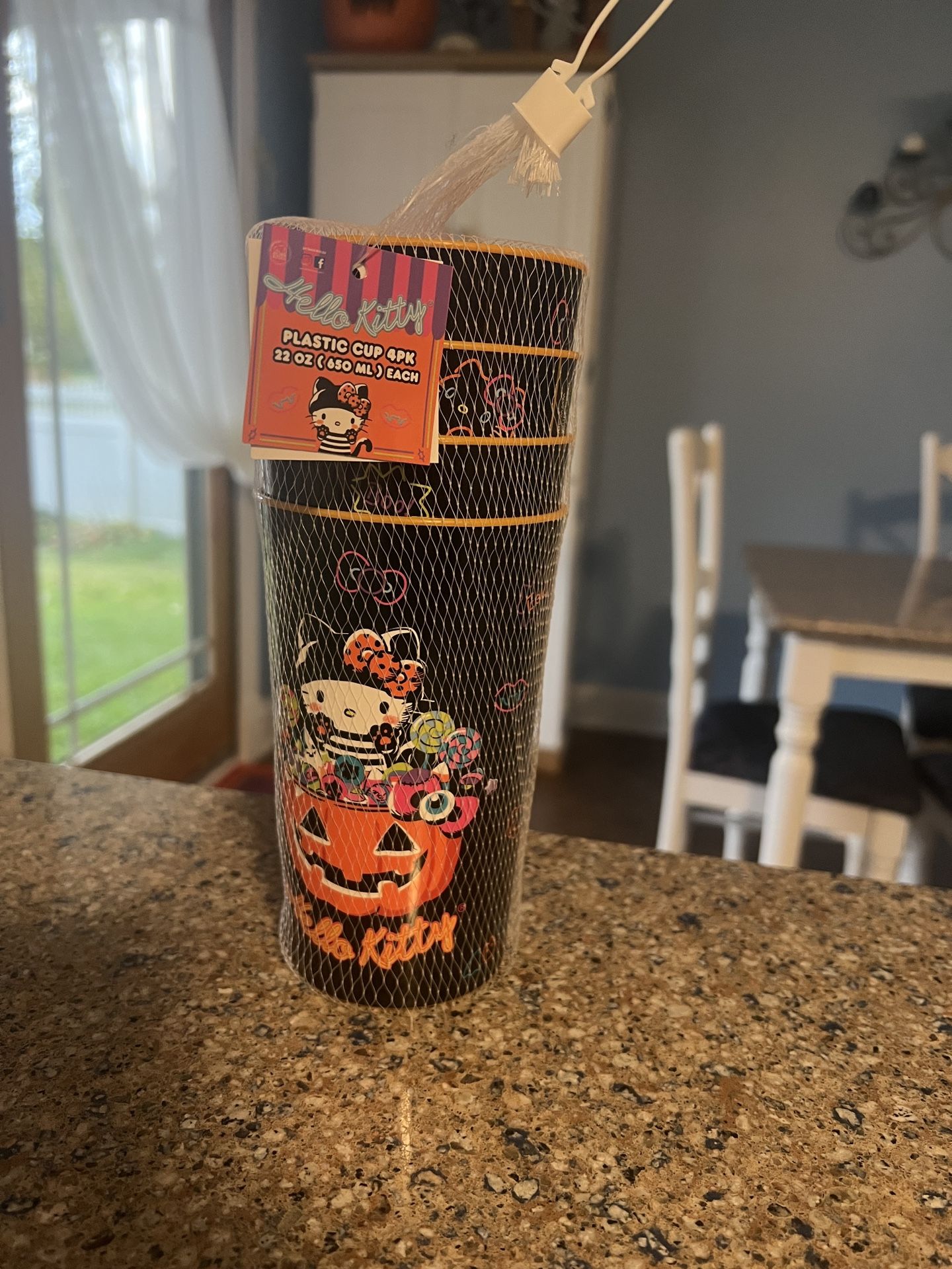 Sanrio Hello Kitty Halloween Plastic Gift Cups Lot of 4 New cups Party