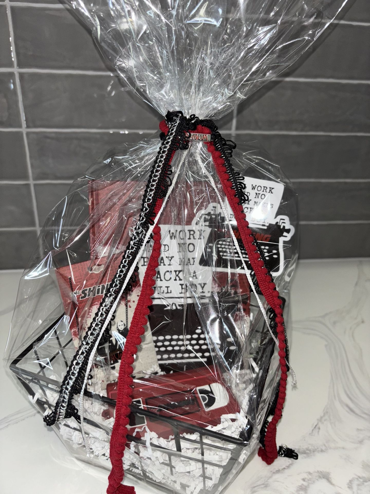 The Shinning Halloween Gift Basket 