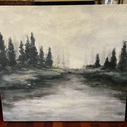 Beautiful Winter Canvas Painting