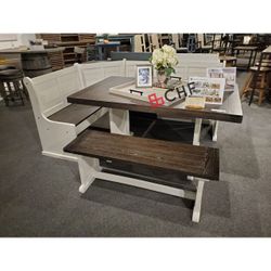 Solid Wood Breakfast Dining Nook  - Limited Time Offer 