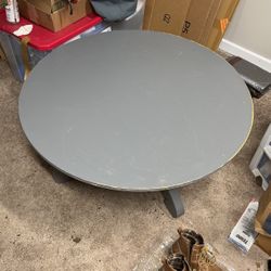 Round Wooden Coffee Table