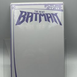 Future State: The Next Batman #1 Blank Variant NM