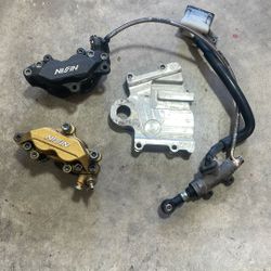 CBR600rr Handbrake Dual Calipers and bracket