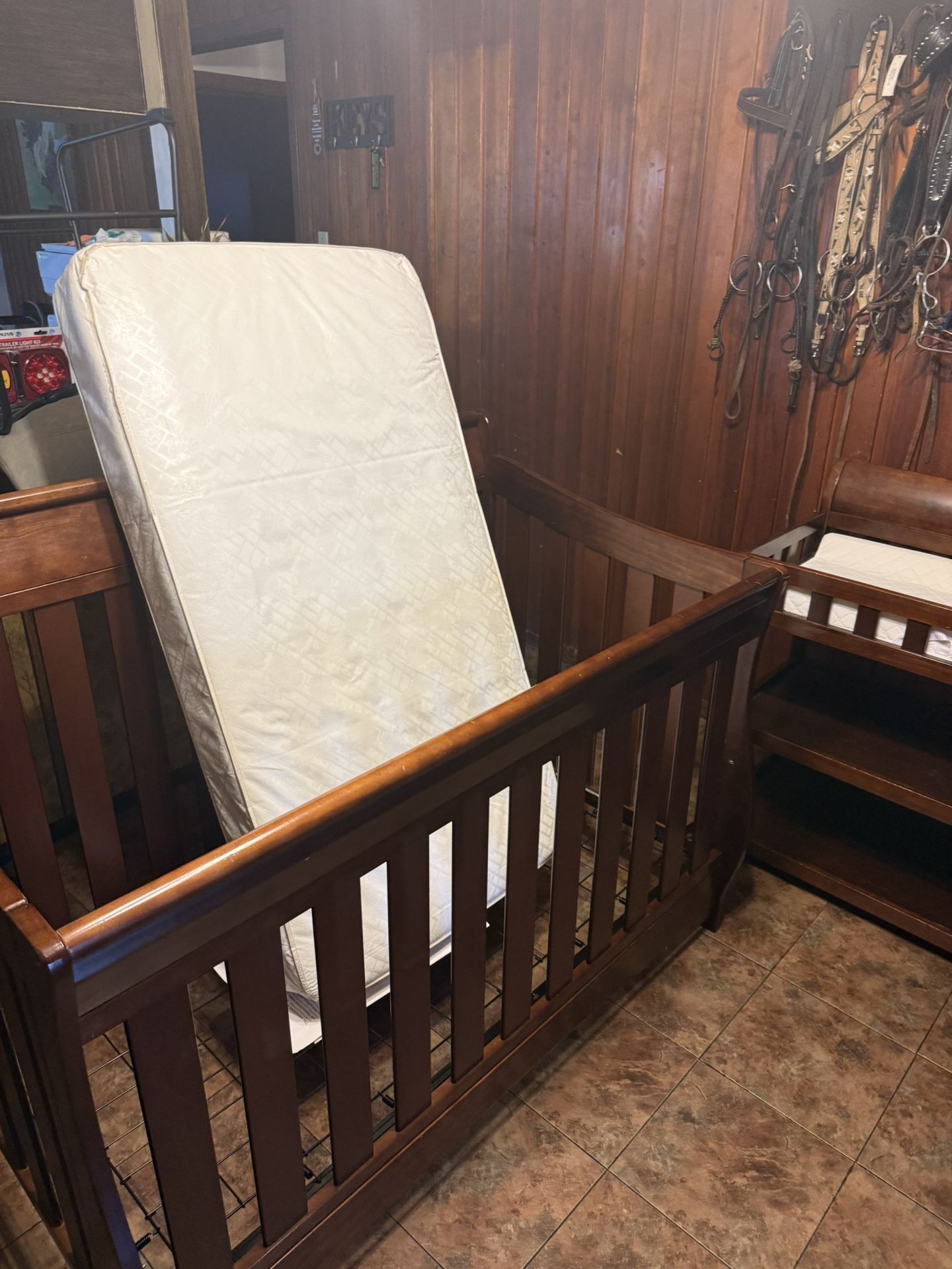 Crib, Changing Table, Mattress