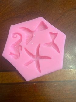 F06 mini Silicone Mold for Resin Art: Mermaid, Starfish, Seahorse